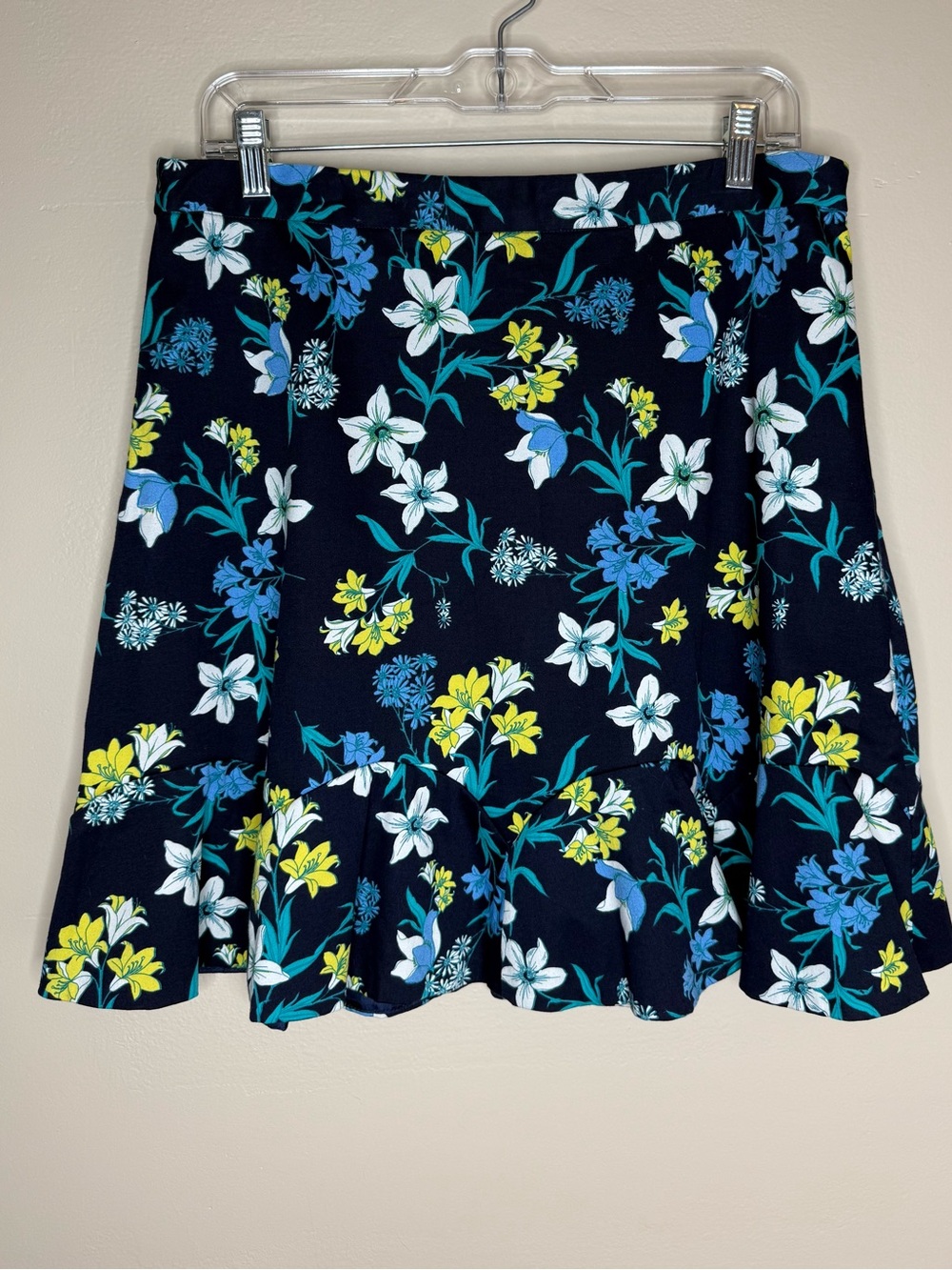 Draper James Elliston Blue Floral Mini Skirt Size 12